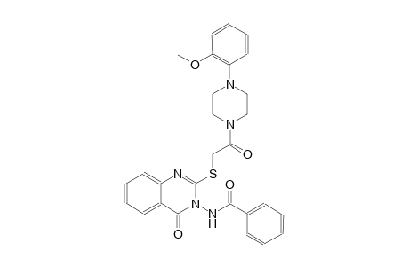 benzamide, N-(2-[[2-[4-(2-methoxyphenyl)-1-piperazinyl]-2-oxoethyl]thio]-4-oxo-3(4H)-quinazolinyl)-
