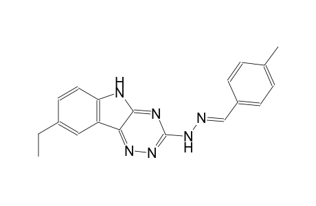 4-methylbenzaldehyde (8-ethyl-5H-[1,2,4]triazino[5,6-b]indol-3-yl)hydrazone