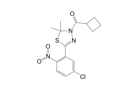 3-CYCLOBUTYLCARBONYL-5-(2-NITRO-5-CHLOROPHENYL)-2,2-DIMETHYL-2,3-DIHYDRO-1,3,4-THIADIAZOLE