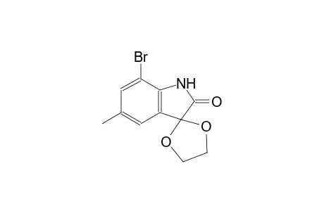 7'-bromo-5'-methylspiro[[1,3]dioxolane-2,3'-indolin]-2'-one