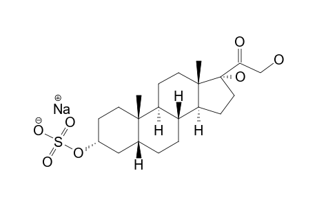 TETRAHYDRO-11-DEOXYCORTISOL-3-SULFATE;17-ALPHA,21-DIHYDROXY-3-ALPHA-SULFOOXY-5-BETA-PREGNAN-20-ONE-SODIUM-SALT