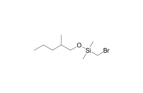 2-Methyl-1-pentanol, bromomethyldimethylsilyl ether