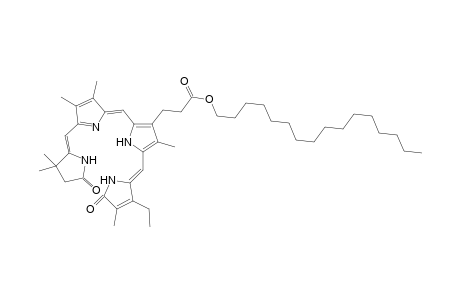 21H-Biline-8-propanoic acid, 3-ethyl-1,17,18,19,22,24-hexahydro-2,7,12,13,17,17-hexamethyl-1,19-dioxo-, hexadecyl ester