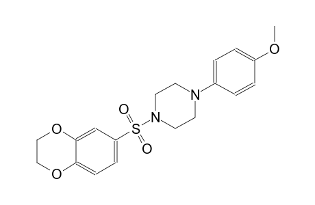 1-(2,3-dihydro-1,4-benzodioxin-6-ylsulfonyl)-4-(4-methoxyphenyl)piperazine
