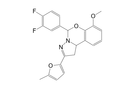 pyrazolo[1,5-c][1,3]benzoxazine, 5-(3,4-difluorophenyl)-1,10b-dihydro-7-methoxy-2-(5-methyl-2-furanyl)-