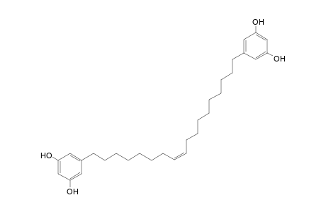 (10'Z)-1,3-dihydroxy-5-[18'-(3'',5''-dihydroxyphenyl)-10'-octadecen-1'-yl]benzene