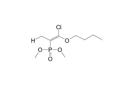 DIMETHYL (E)-1-METHYL-2-CHLORO-2-BUTOXYVINYLPHOSPHONATE