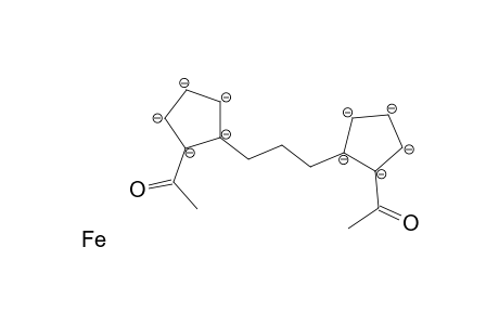 Ferrocene, 1,1'-diacetyl-2,2'-(1,3-propanediyl)-