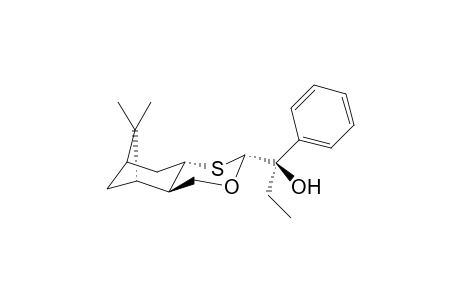 (1S,2R,5R,7S,1'R)-5-(1'-Hydroxy-1'-phenyl-1'-propyl)-10,10-dimethyl-4-oxa-6-thiatricyclo[7.1.1.0(2.7)]]undecane