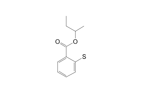 Benzoic acid, 2-thio-, 1-methylpropyl ester