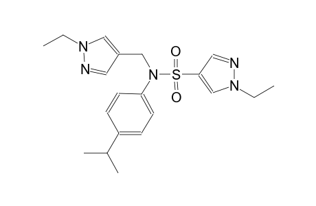 1H-pyrazole-4-sulfonamide, 1-ethyl-N-[(1-ethyl-1H-pyrazol-4-yl)methyl]-N-[4-(1-methylethyl)phenyl]-