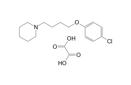 1-[4-(4-chlorophenoxy)butyl]piperidine oxalate