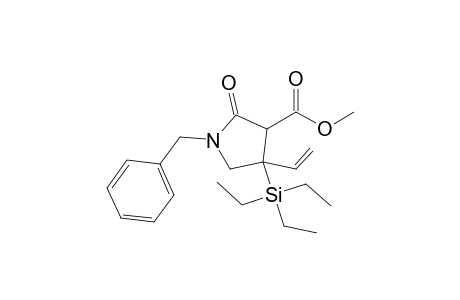 Methyl 1-benzyl-2-oxo-4-(triethylsilyl)-4-vinylpyrrolidine-3-carboxylate