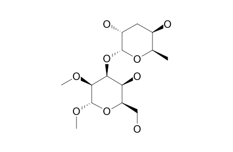 METHYL-3-O-(3,6-DIDEOXY-ALPHA-D-XYLO-HEXOPYRANOSYL)-2-O-METHYL-ALPHA-D-TALOPYRANOSIDE