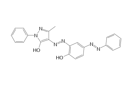 1-Phenyl-4-[3-(phenylazo)-6-hydroxyphenylazo]-3-methyl-5-pyrazolol