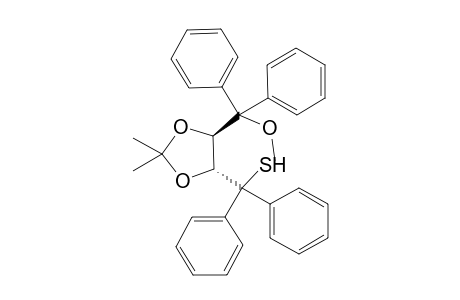 (4R,5R)-5-[(Methoxy)(diphenyl)methyl]-2,2-dimethyl-alpha,alpha-diphenyl-1,3-dioxolane-4-methanethiol