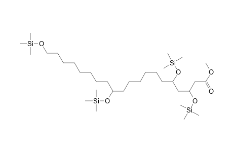 Methyl 3,5,12,20-tetrakis(Trimethylsilyloxy)eicosanoate