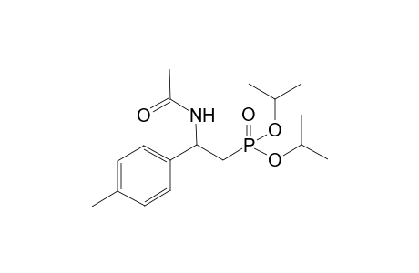 (-)-Diisopropyl 2-acetamido-2-p-tolylethylphosphonate