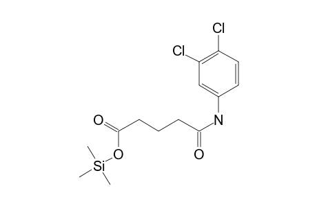 5-(3,4-Dichloroanilino)-5-oxopentanoic acid, 1tms derivative