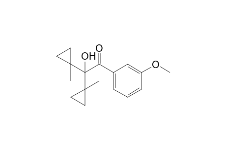 2-Hydroxy-1-(3-methoxyphenyl)-2,2-bis(1-methylcyclopropyl)ethanone