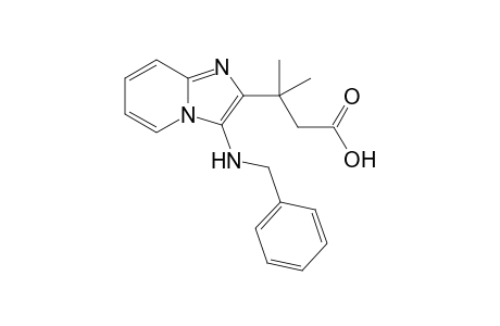 3-[3-(Benzylamino)imidazo[1,2-a]pyridin-2-yl]-3-methylbutanoic acid