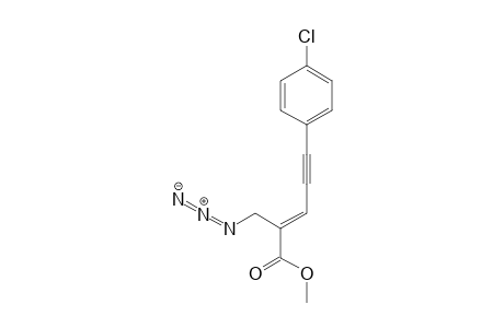 (E)-Methyl 2-(azidomethyl)-5-(4-chlorophenyl)pent-2-en-4-ynoate