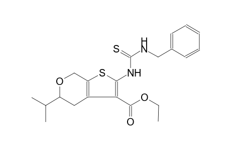 ethyl 2-{[(benzylamino)carbothioyl]amino}-5-isopropyl-4,7-dihydro-5H-thieno[2,3-c]pyran-3-carboxylate