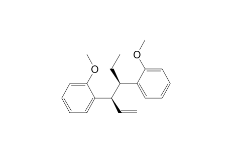 (3R*,4R*)-3,4-bis(methoxyphenyl)-1-hexene