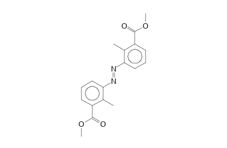 Methyl 3{-2-[3-(methoxycarbonyl)-2-methylphenyl]-1-1diazenyl}-2-methylbenzoate