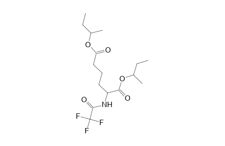 Hexanedioic acid, 2-[(trifluoroacetyl)amino]-, bis(1-methylpropyl) ester