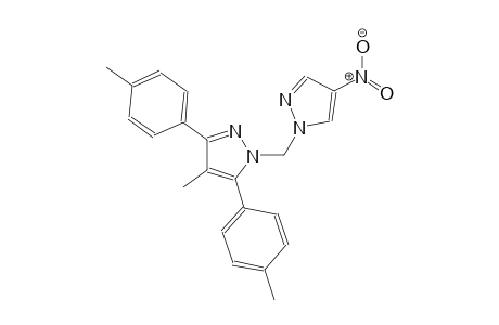 4-methyl-3,5-bis(4-methylphenyl)-1-[(4-nitro-1H-pyrazol-1-yl)methyl]-1H-pyrazole