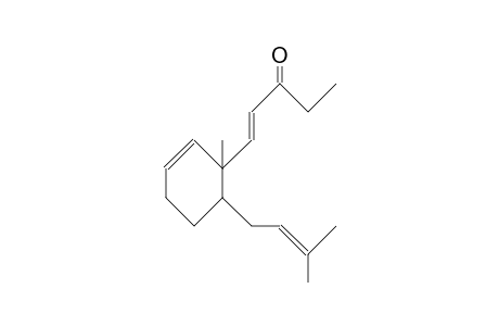 3-Methyl-3-(3-oxo-1-pentenyl)-4-(3-methyl-2-butenyl)-cyclohexene