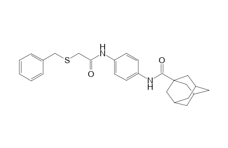 Tricyclo[3.3.1.1(3,7)]decane-1-carboxamide, N-[4-[[2-[(phenylmethyl)thio]acetyl]amino]phenyl]-