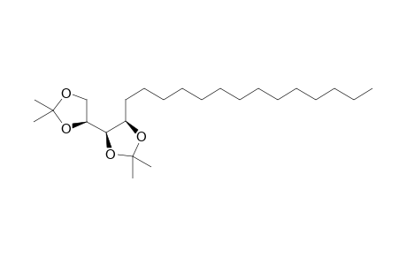 1,4:2,3-O-bisisopropylidene-L-ribo-octadecane-1,2,3,4-tetrol