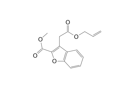 3-Allyloxycarbonylmethylbenzofuran-2-carboxylic acid methyl ester