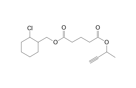 Glutaric acid, (2-chlorocyclohexyl)methyl but-3-yn-2-yl ester