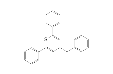 4-Benzyl-4-methyl-2,6-diphenyl-4H-thiopyran