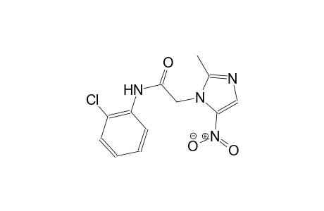 N-(2-chlorophenyl)-2-(2-methyl-5-nitro-1H-imidazol-1-yl)acetamide