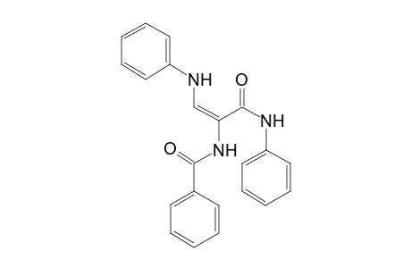 3-Anilino-2-benzoylaminoacrylanilide