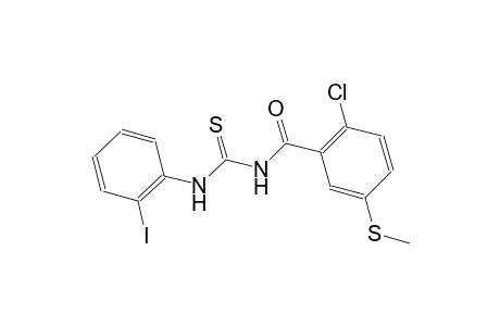 N-[2-chloro-5-(methylsulfanyl)benzoyl]-N'-(2-iodophenyl)thiourea
