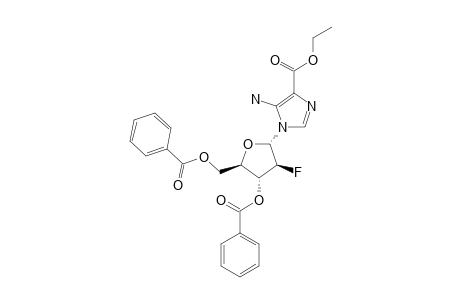 ETHYL-5-AMINO-1-(3',5'-DI-O-BENZOYL-2'-DEOXY-2'-FLUORO-ALPHA-L-ARABINOFURANOSYL)-IMIDAZOLE-4-CARBOXYLATE