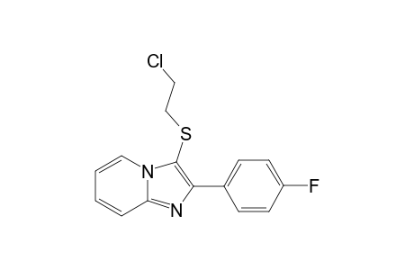 3-(2-Chloroethylthio)-2-(4-fluorophenyl)imidazo[1,2-a]pyridine