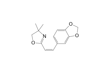 2-[(Z)-2-(3,4-Methylenedioxyphenyl)vinyl]-4,4-dimethyl-4,5-dihydro-1,3-dioxazole