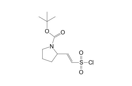 2-[(E)-2-chlorosulfonylvinyl]pyrrolidine-1-carboxylic acid tert-butyl ester