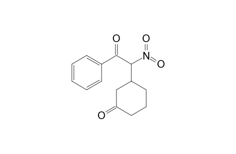 3-(1-Nitro-2-oxo-2-phenyethyl)cyclohexanone