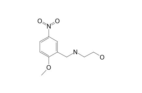 Ethanol, 2-(((2-methoxy-5-nitrophenyl)methyl)amino)-