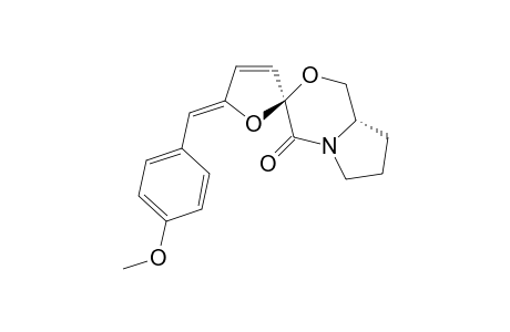 5-(4-Methoxybenzylidene)-3',4'-propanospiro[dihydrofuran-2,6'-morpholine]-5'-one isomer