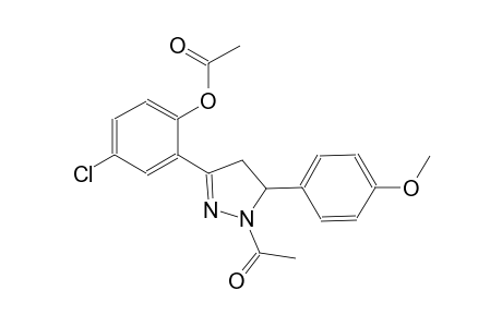 2-[1-acetyl-5-(4-methoxyphenyl)-4,5-dihydro-1H-pyrazol-3-yl]-4-chlorophenyl acetate