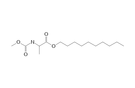 L-Alanine, N-methoxycarbonyl-, decyl ester