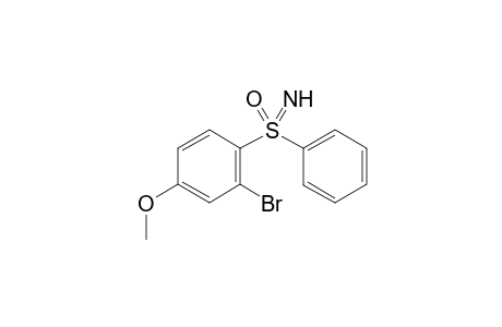 (2-Bromo-4-methoxyphenyl)(imino)(phenyl)-.lambda.6-sulfanone